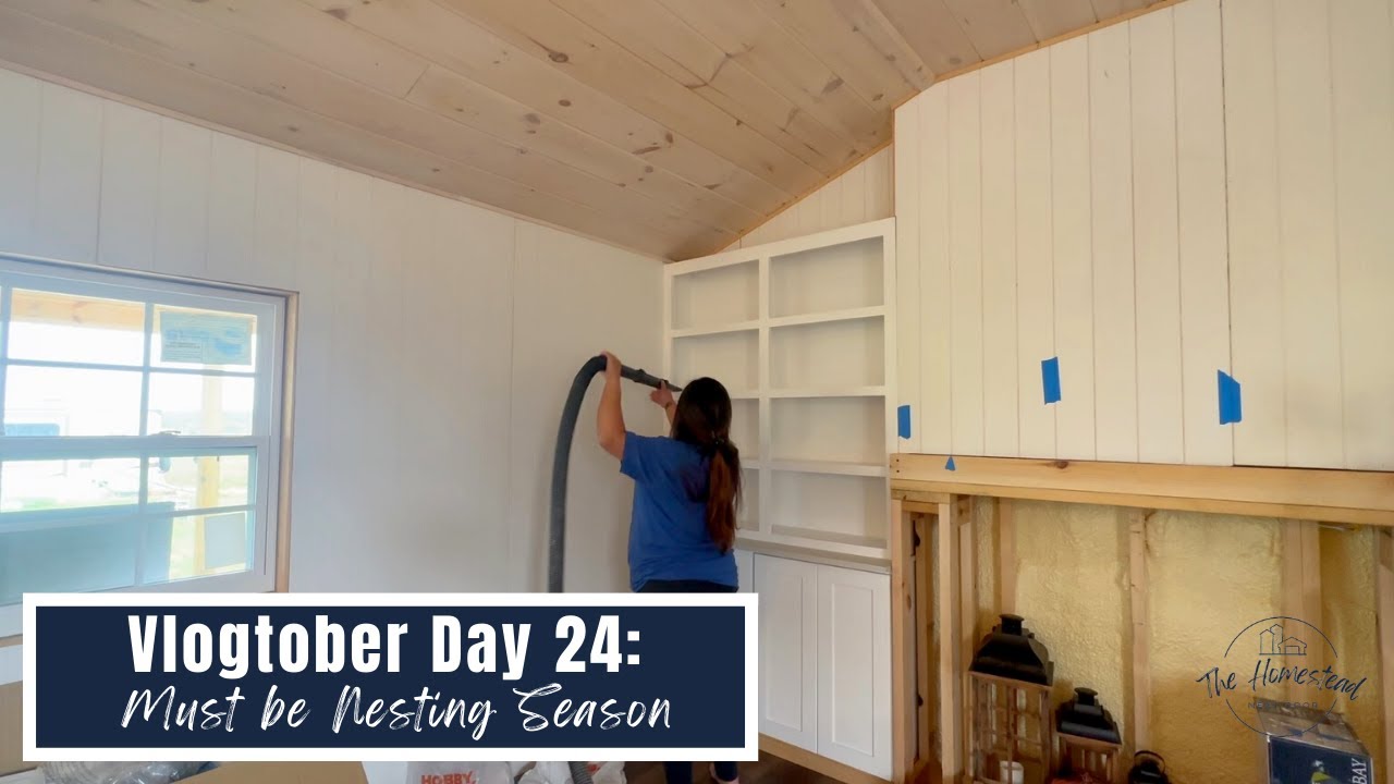 VLOGTOBER DAY 24: NESTING IS A FAMILY AFFAIR