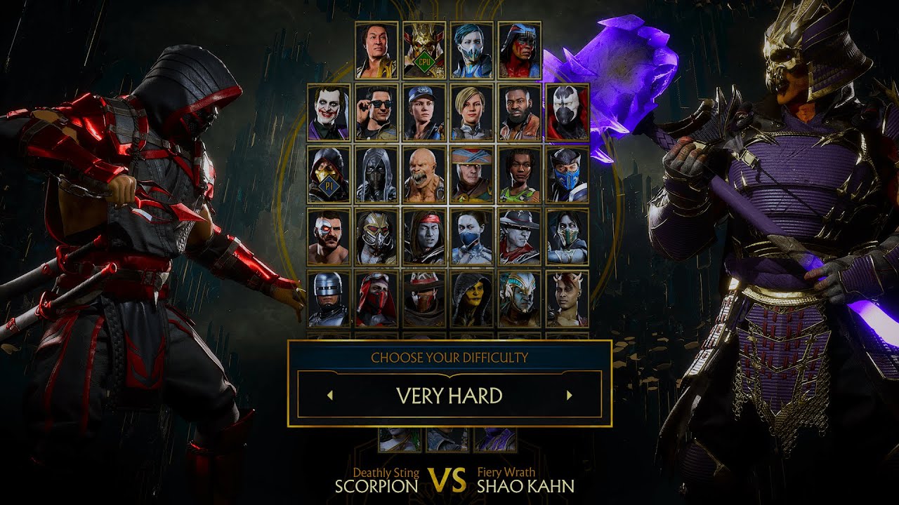 Mortal Kombat 11 | 'Krimson' Scorpion Vs Shao Kahn (VERY HARD)(MK11)