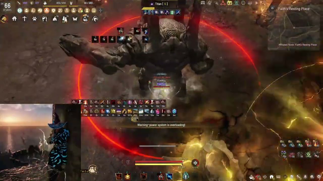 BDO | Orbita Castle - Succ Striker | 15.3k+/hr (Lv2, No Agris) | 6 Titans (7 in 1h 58s) + 6 Golems