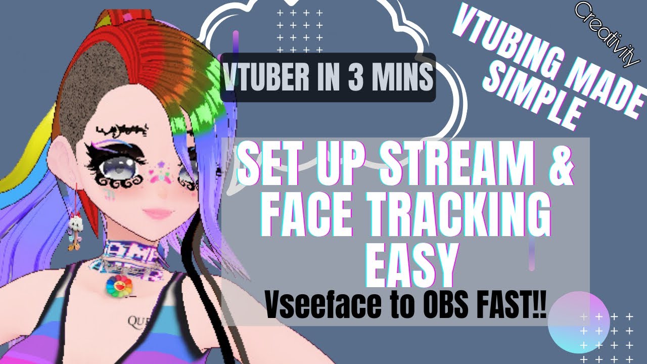 FAST EASY 2025 Vtuber Setup! Vseeface Expressions to OBS, VRoid! #streaming #setup #vtubing #howto