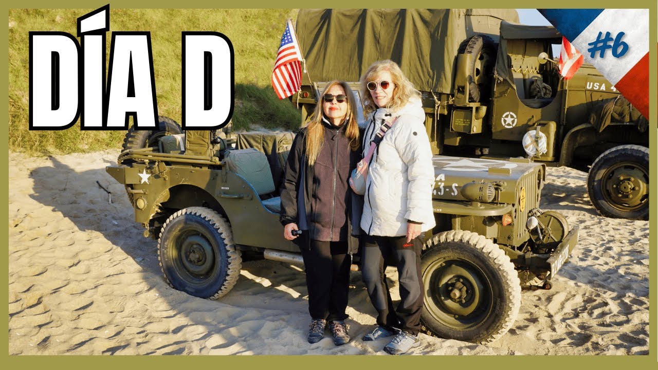🇫🇷 DIA D en Utah Beach / viaje en AUTOCARAVANA | NORMANDÍA 80 aniversario del desembarco