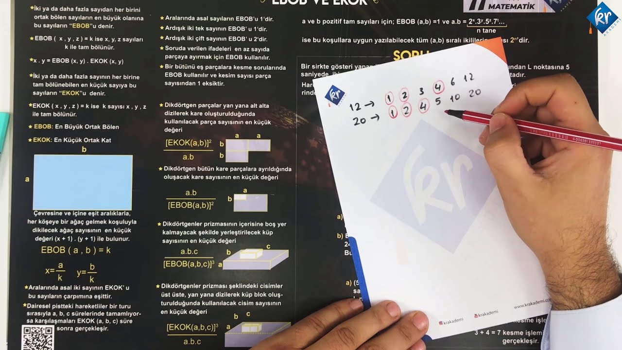TYT Matematik - EBOB ve EKOK - Mustafa Ardıç