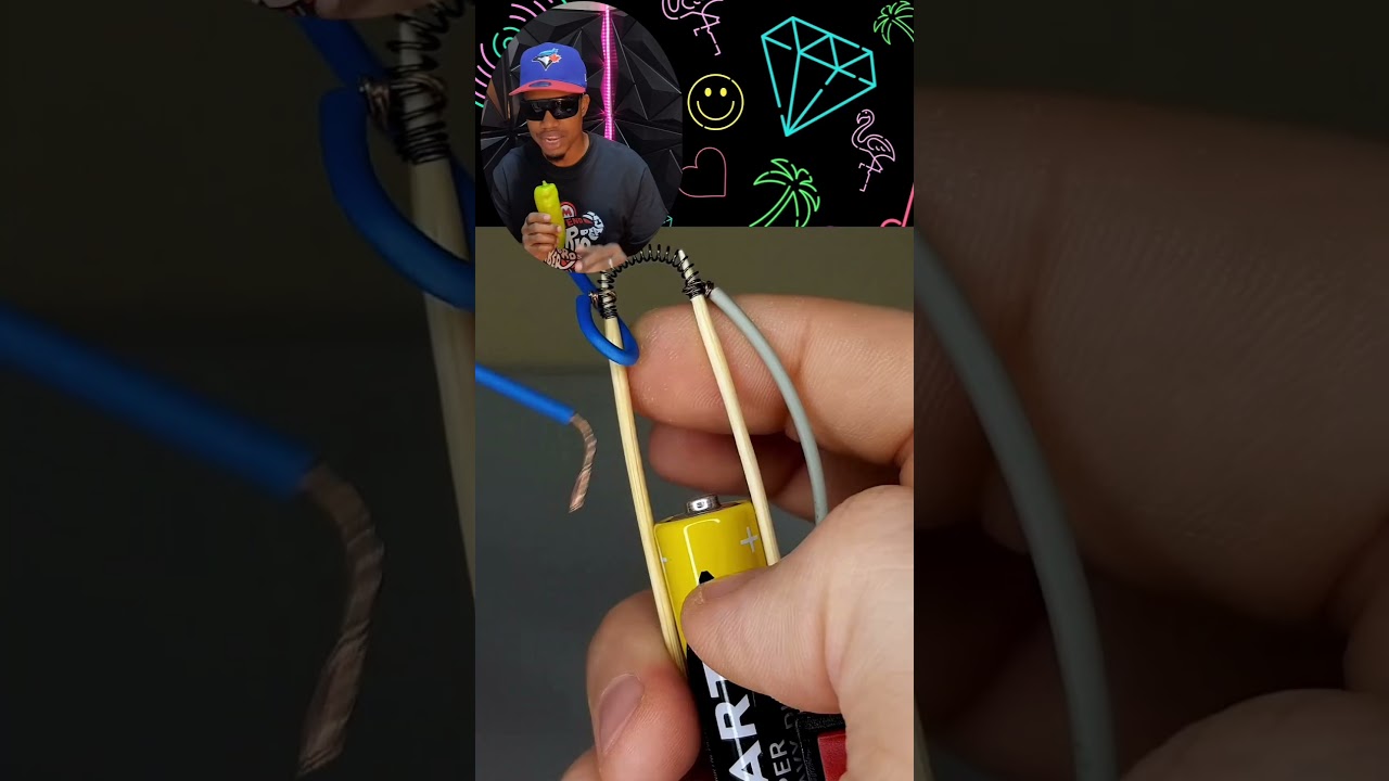 Científico007 reacciona encendedor con 15 v 🤥🤥🤥