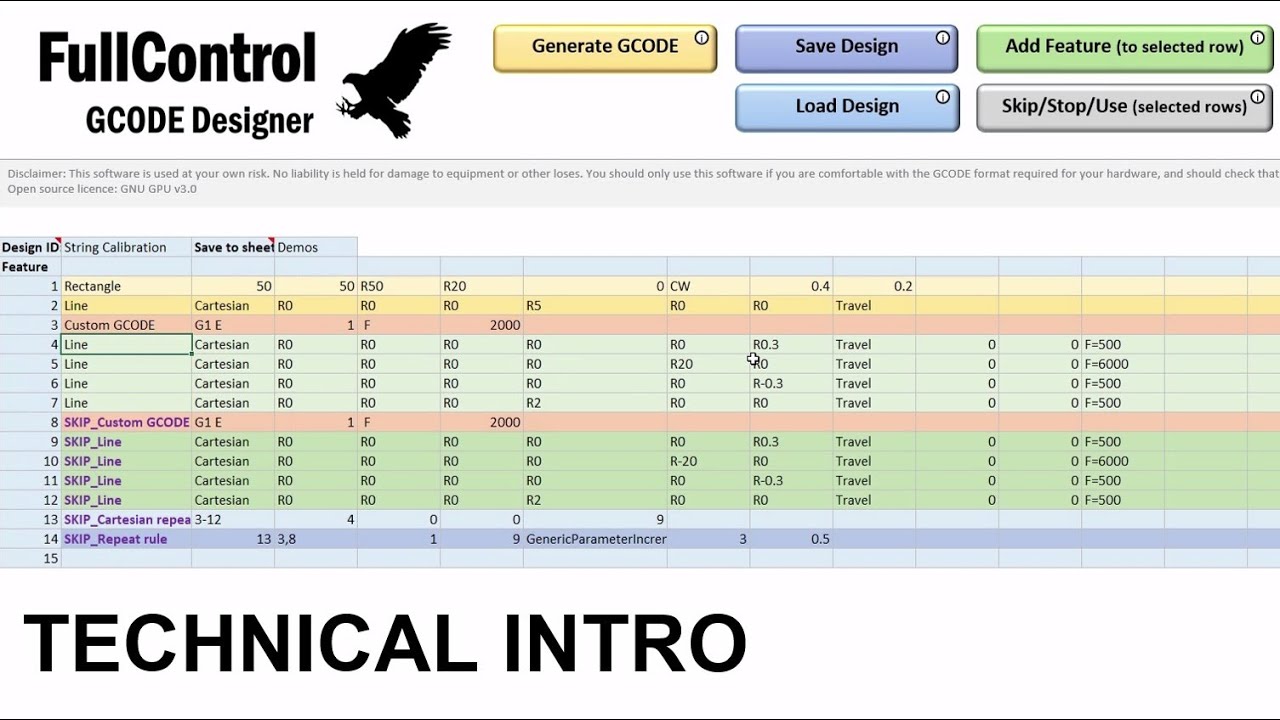 FullControl GCode Designer - Technical Intro