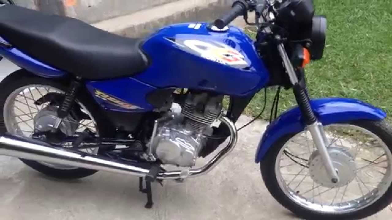 Moto CG 125cc  azul 2001