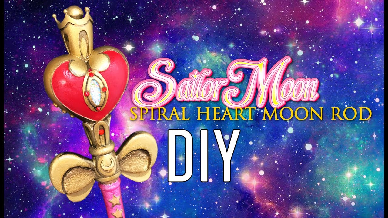 Sailor Moon Spiral Heart Moon Rod cosplay DIY tutorial