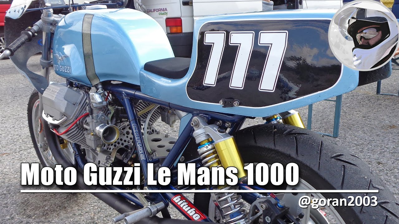 Moto Guzzi Le Mans 1000 - gentle purr of a big blue cat from Mandello del Lario [HQ TV]