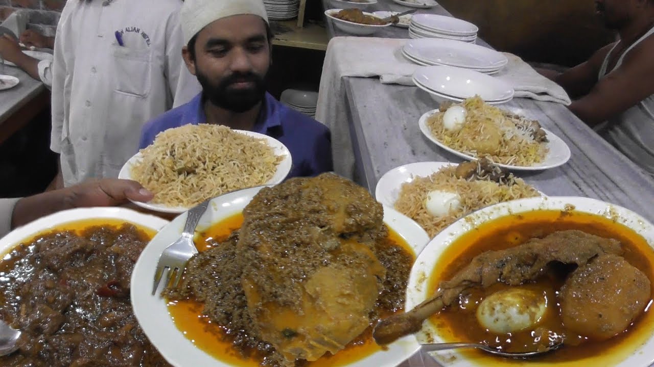 1 kg Full Spicy Chicken (Murgh Musallam) @ 510 rs - Special Mutton Biryani @ 365 rs -New Aliah Hotel
