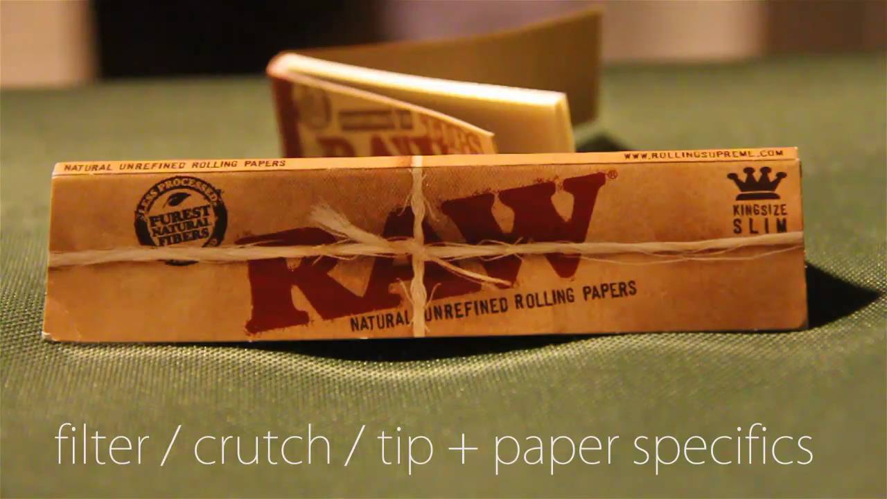 How to Roll a Filter / Crutch / Tip for your Joint + Paper and Filter Specifics