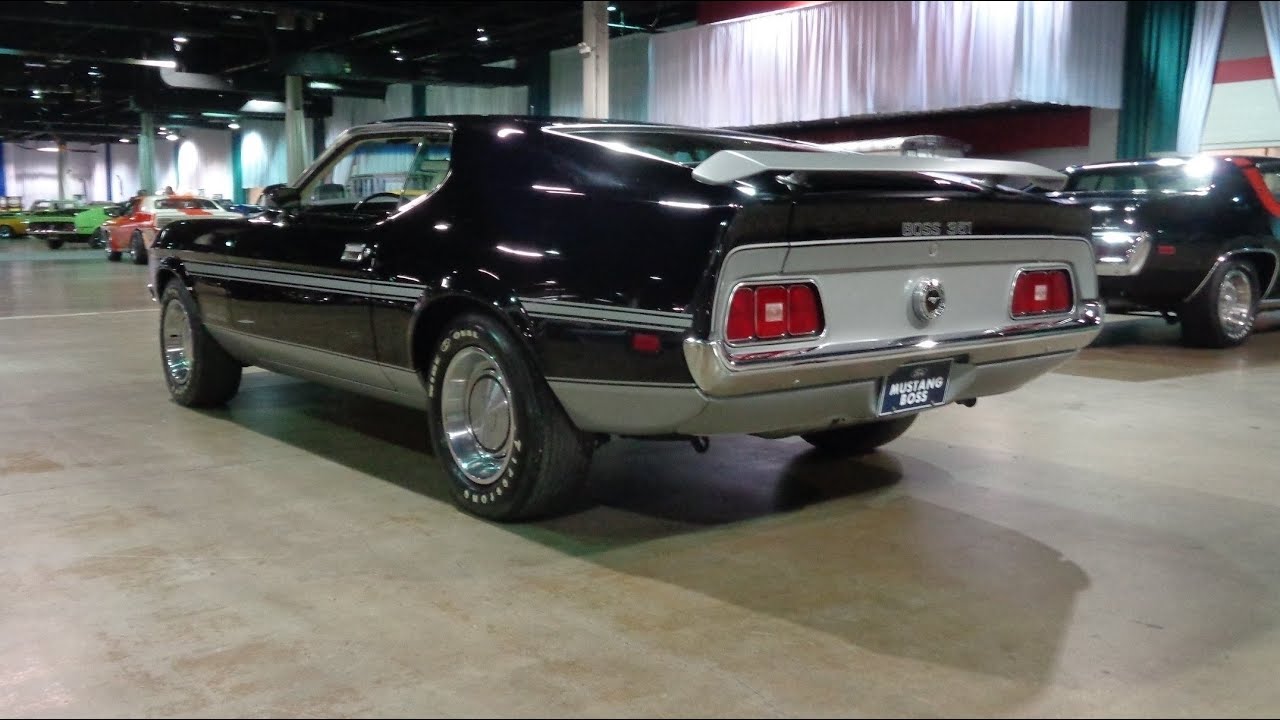 1971 Ford Boss 351 Mustang 4 Speed in Black / Silver on My Car Story with Lou Costabile