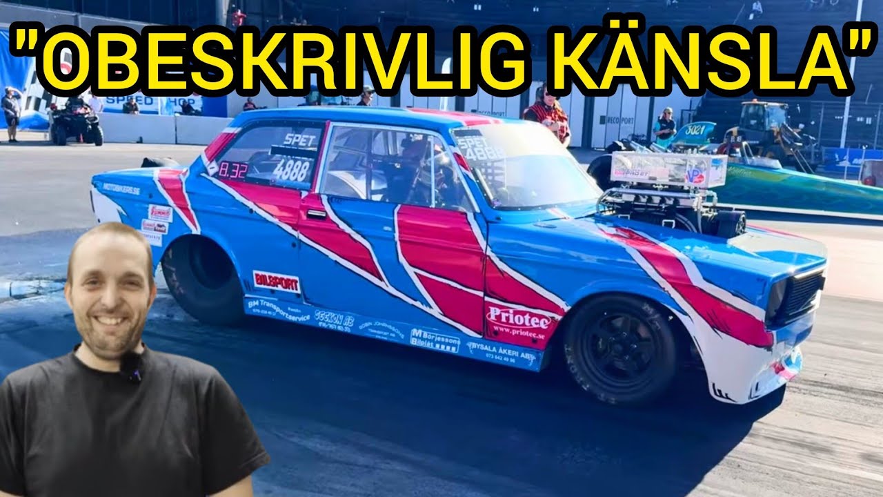 Dragrace-Volvon på tävling i Tierp!