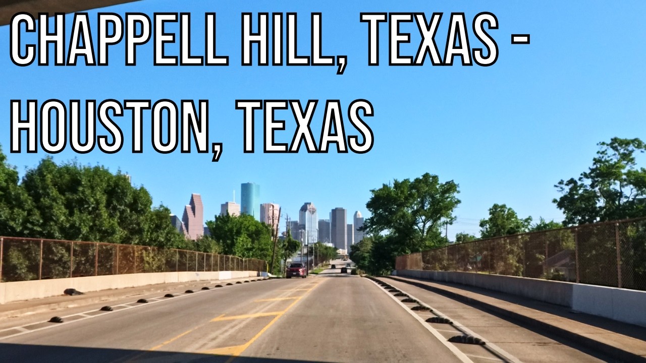 Chappell Hill, Texas to Houston, Texas! Drive with me on a Texas highway!