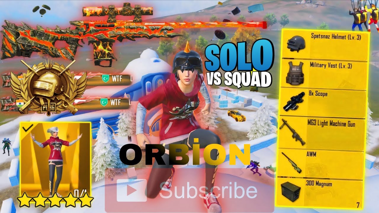 ORBİON 41 SOLO KILLS!!WİN 😱 MY NEW SEASON BEST GAMEPLAY in PUBG MOBILE😍