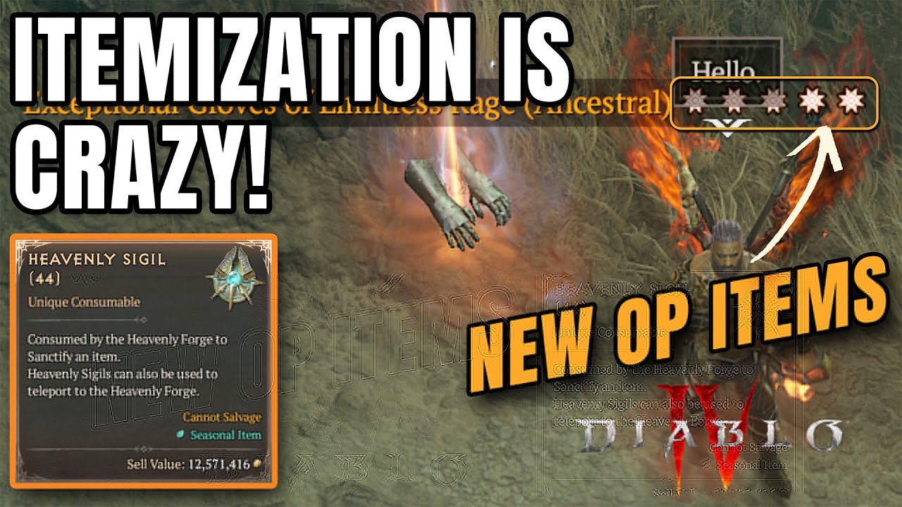 ITEMIZATION IS CRAZY in Season 11 NEW OP ITEMS Diablo 4