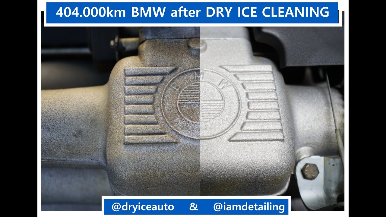 404.000km BMW 535i E34 after DRY ICE CLEANING on budget!