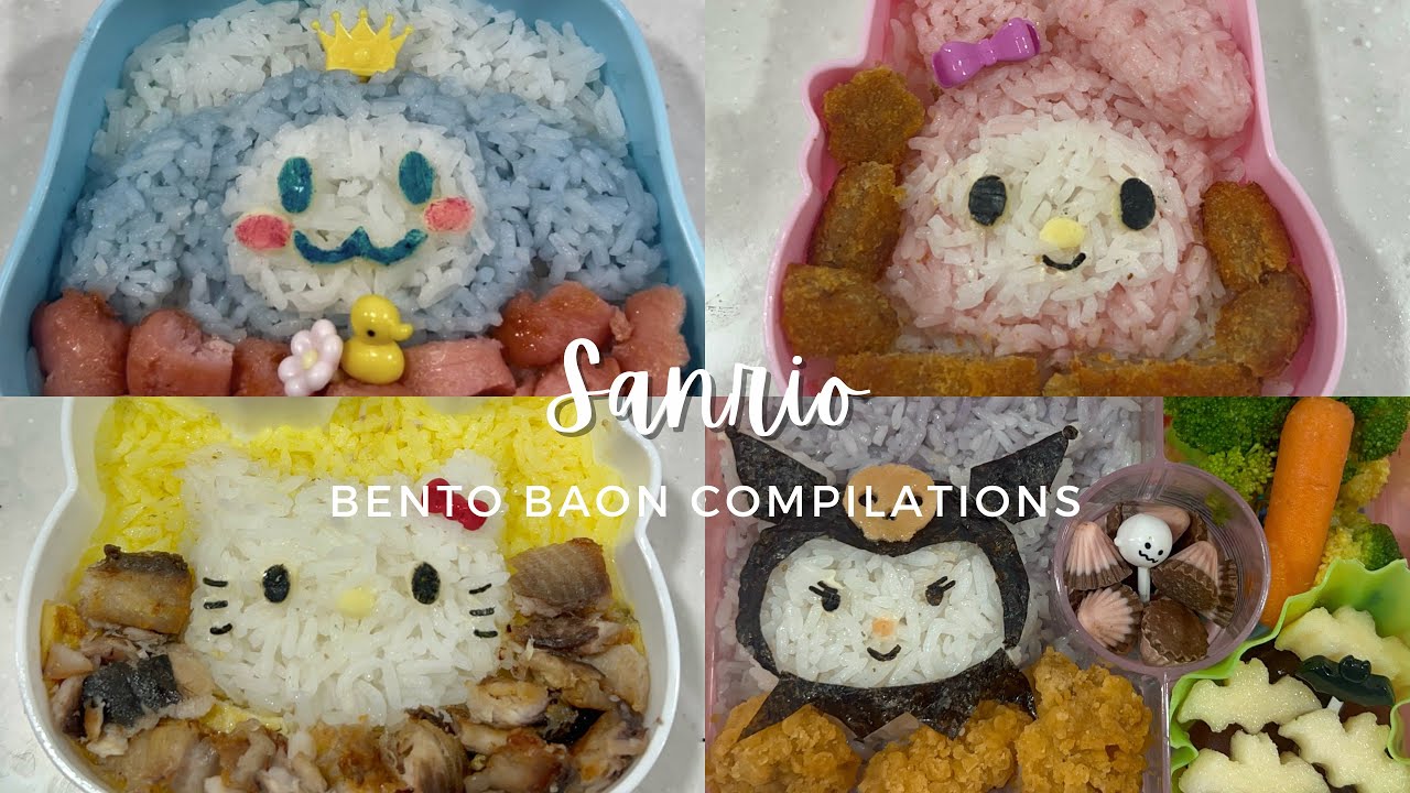 Sanrio Bento Baon Compilation 🥰 #AbawFam #BentoBaon #BaonSerye