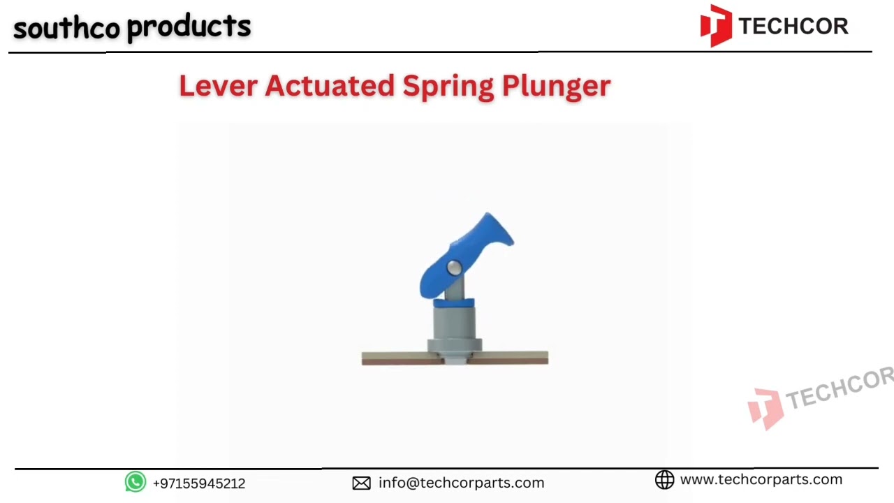 Lever Actuated spring plunger