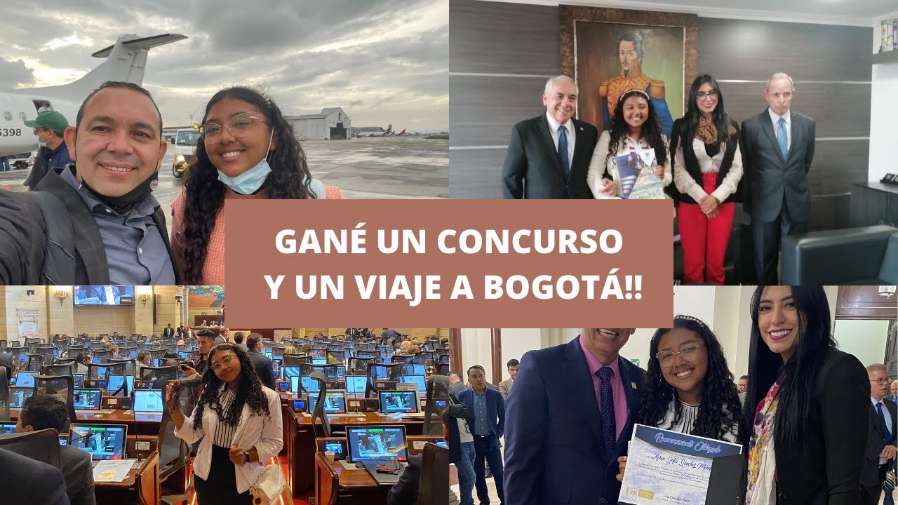 GANÉ UN CONCURSO Y UNA BECA PARA ESTUDIAR EN BOGOTÁ