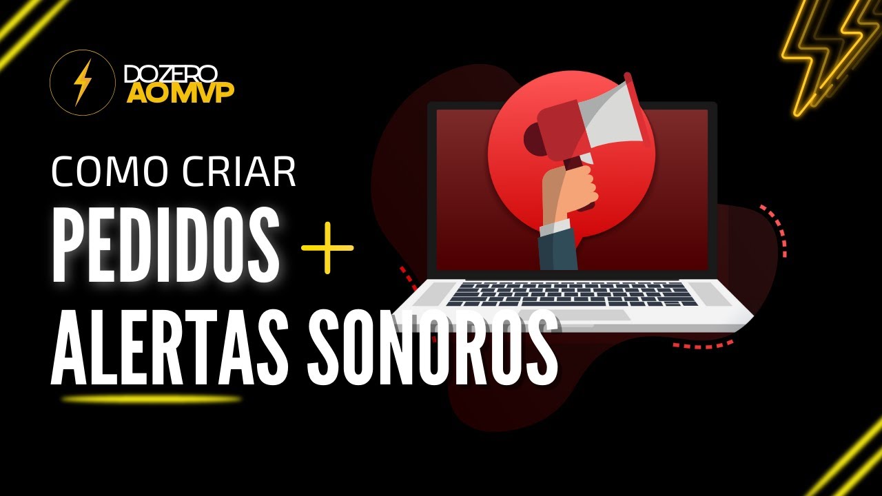 Como CRIAR PEDIDOS e enviar ALERTAS SONOROS no BUBBLE | #FlashDoDia