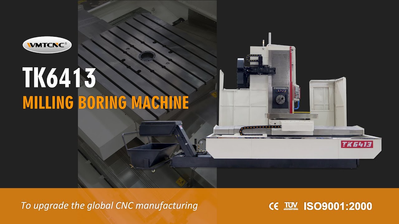 Horizontal Boring Mill TK6413：CE Certification&For Precision Machining