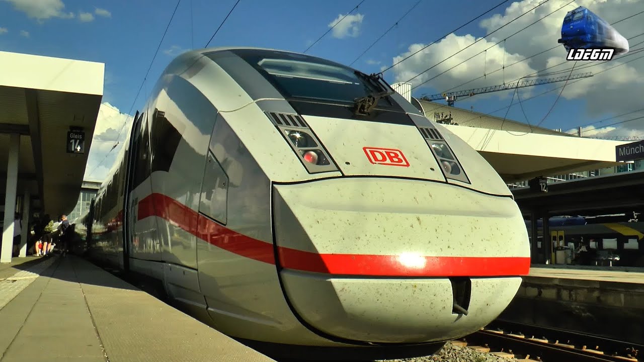 ICE Züge 🚄 ICE Trains in München Hauptbahnhof Main Station - 12 August 2022