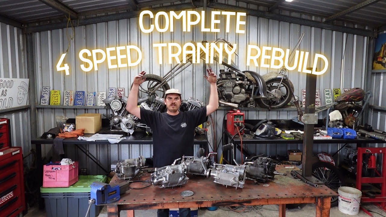 Harley Davidson 4 Speed Tranny / Gearbox Complete Indepth Rebuild
