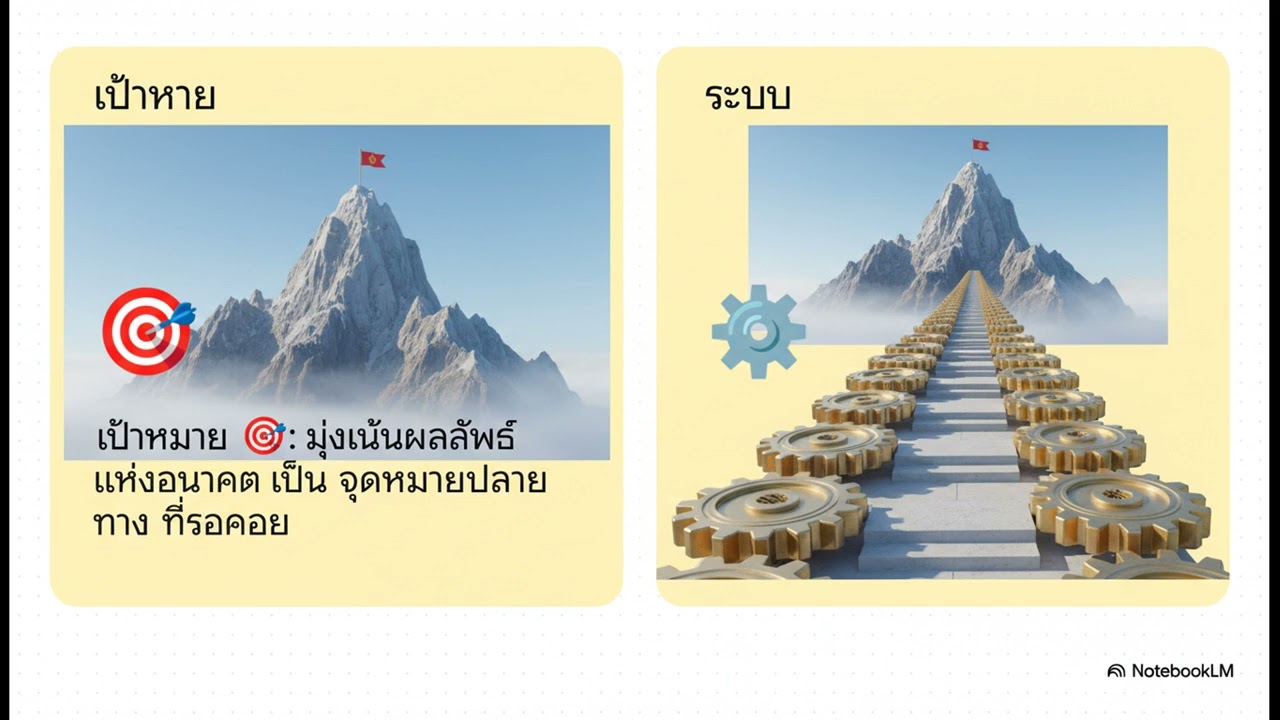 เลิกตั้งเป้าหมายแล้วสร้าง "ระบบ" ศาสตร์แห่งการเปลี่ยนชีวิตที่ยั่งยืน