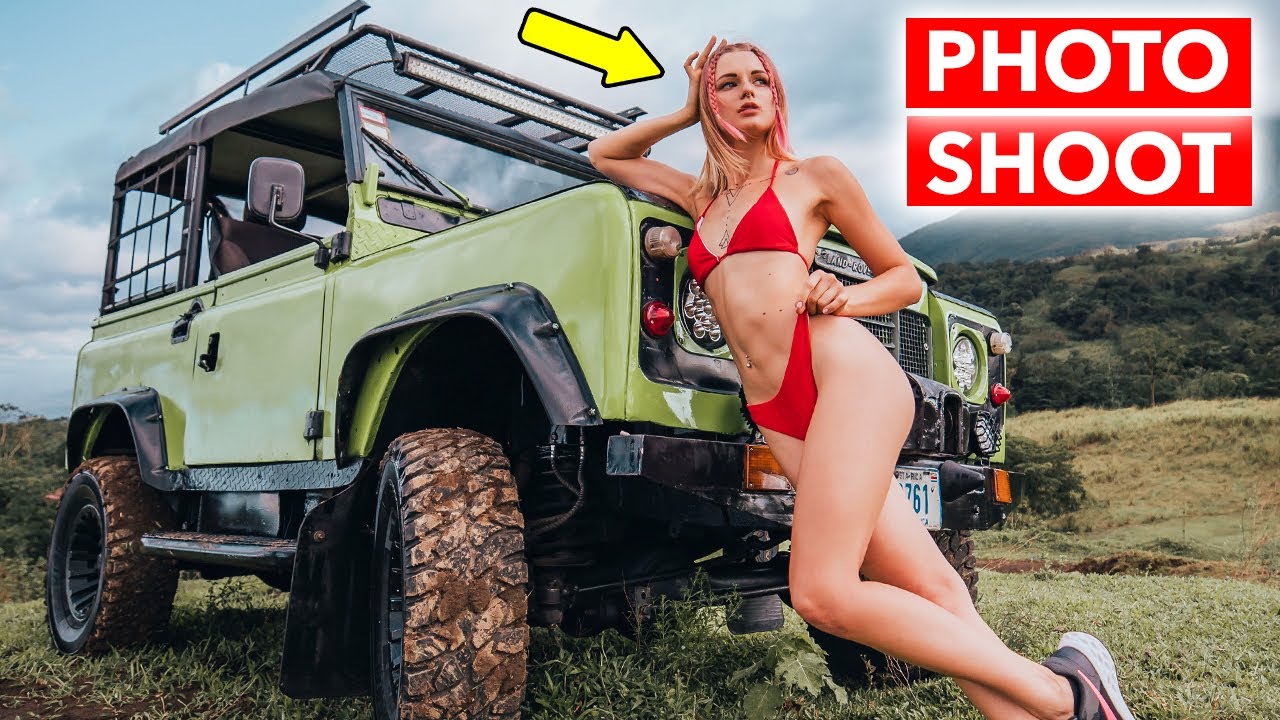 CAR PHOTOSHOOT with MODELS in Costa Rica