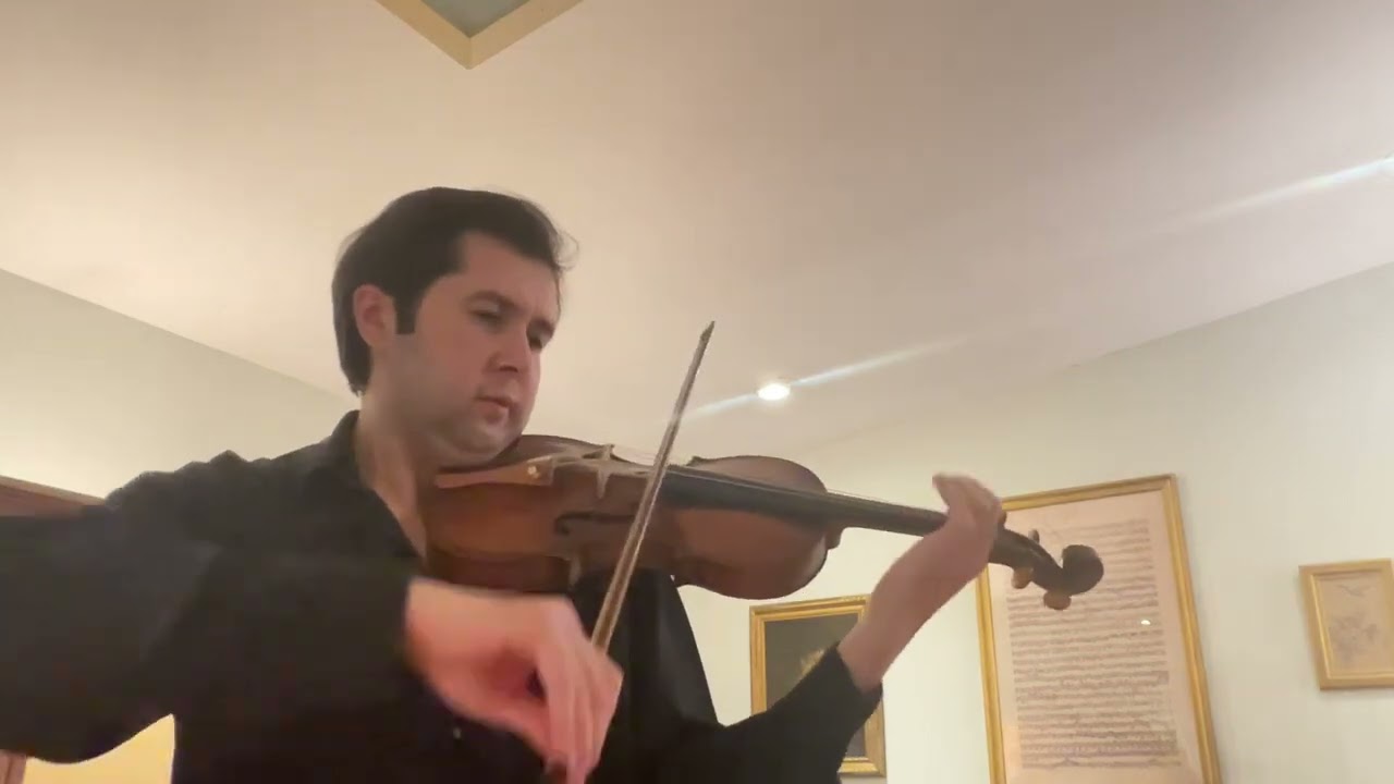 Paganini Caprice No. 17 for solo violin - Nathaniel Robinson