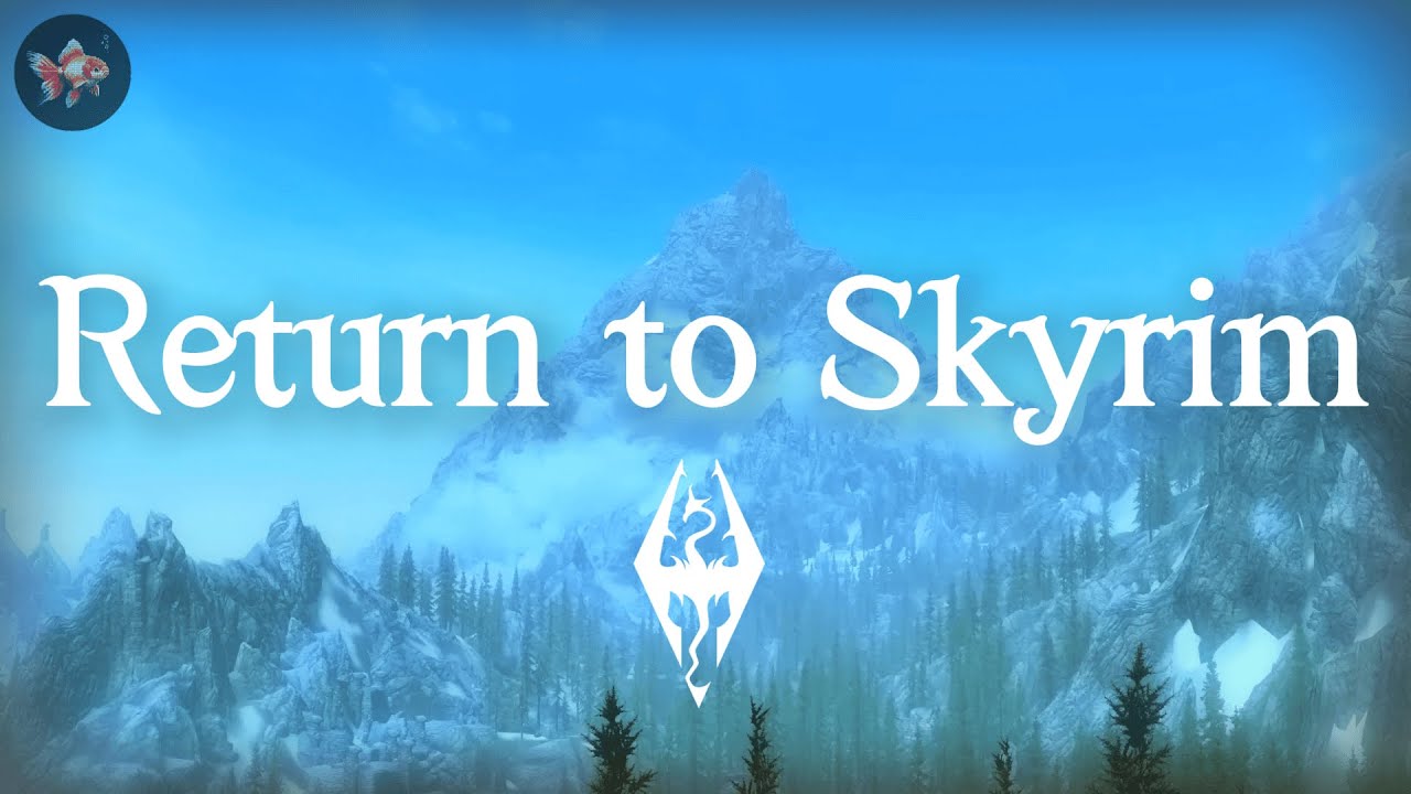 Return to Skyrim • Mountain Wind Ambience & Music (2 Hours)