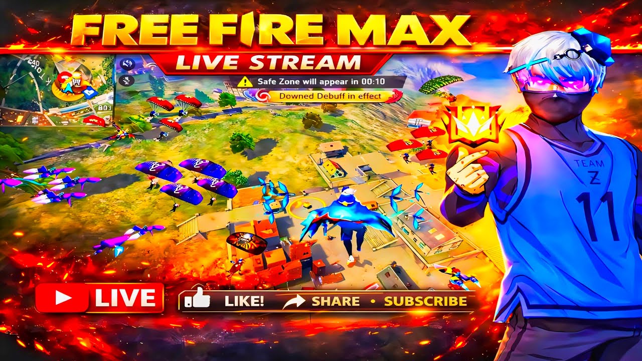 BR Ranked Match LIVE 🔥 | Free Fire MAX Live | Booyah Challenge 👍🔴