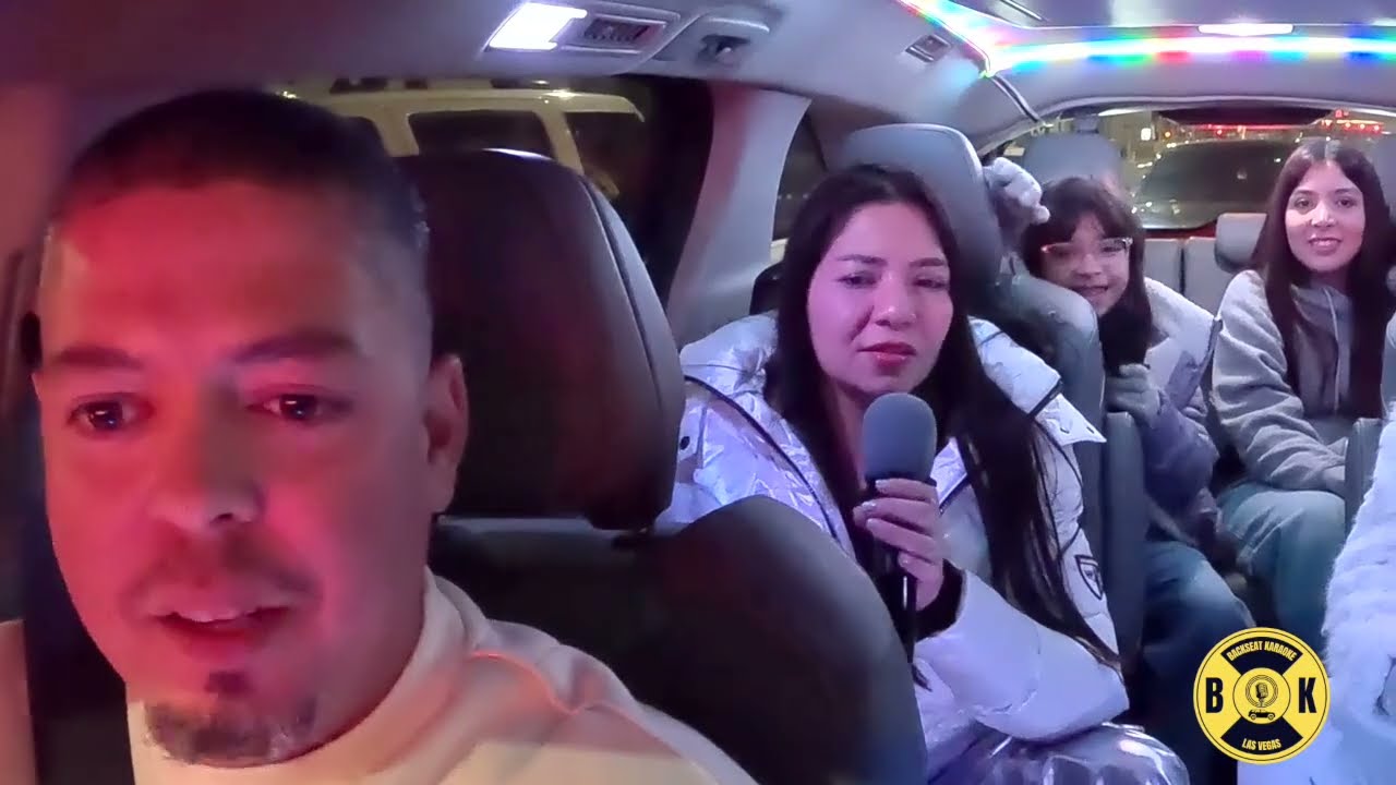 Family Sings Bruno Mars & K-Pop | Backseat Karaoke Las Vegas