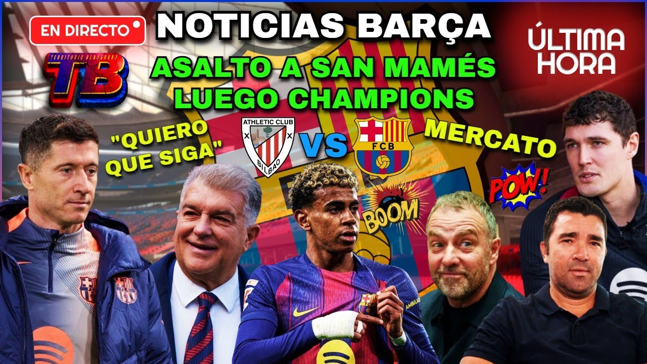 📱VERTICAL🚨 DIRECTO BARÇA: ASALTO A SAN MAMÉS ⚔️ LEWANDOWSKI SE MOJA POR LAPORTA 💣 BOMBA CHRISTENSEN