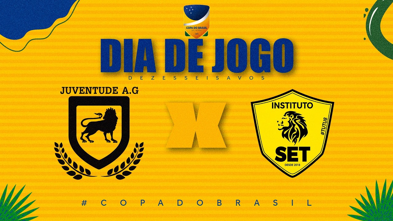 Copa do Brasil de Futsal | Juventude AG x Instituto SET | 16Avos Volta | Ao Vivo