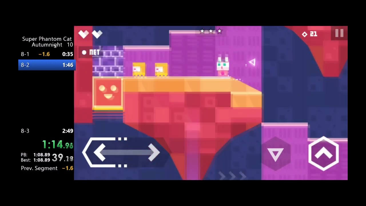2:37.69  - Super Phantom Cat - Autumnight - Speedrun - Android - Legato [WR]