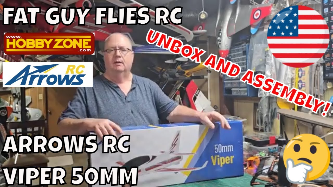 ARROWS RC VIPER 50MM UNBOXING AND ASSEMBLY by Fat Guy Flies RC