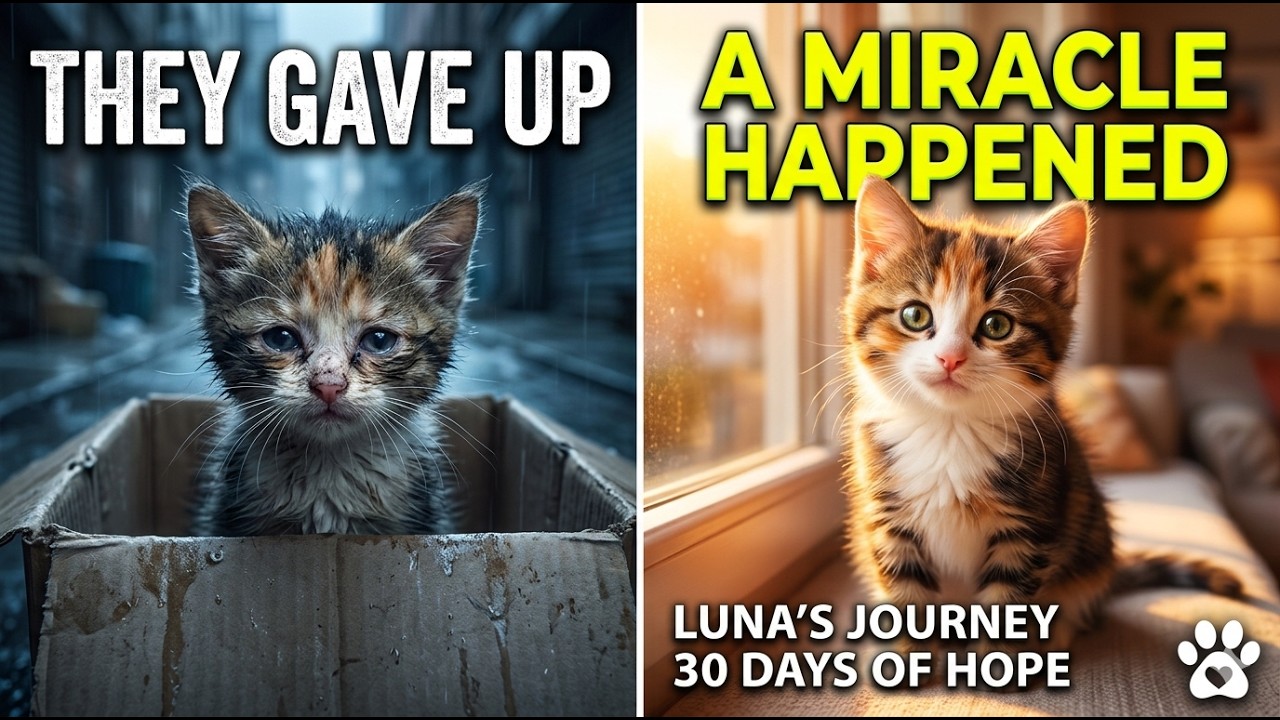 She Was Left in the Rain With No Hope, Until a Miracle Happened | Luna’s Full Journey