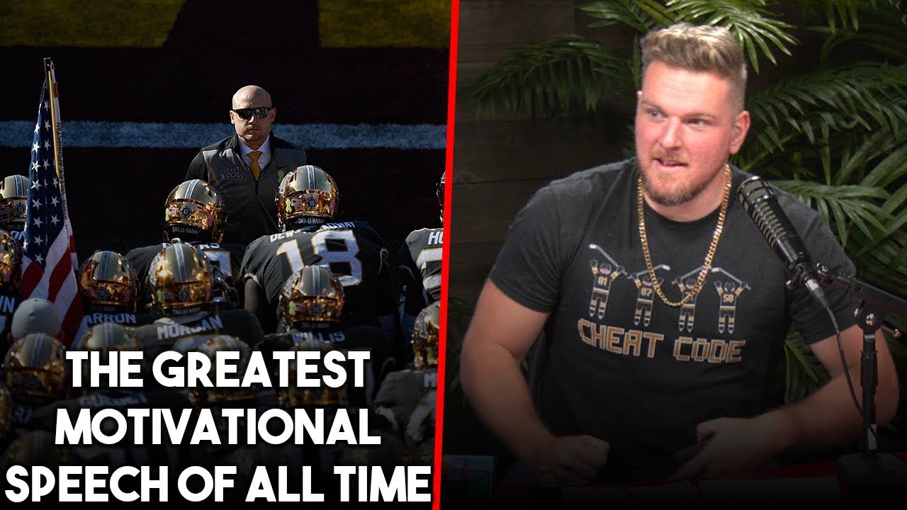 Pat McAfee Hears The Best Motivational Speech Ever