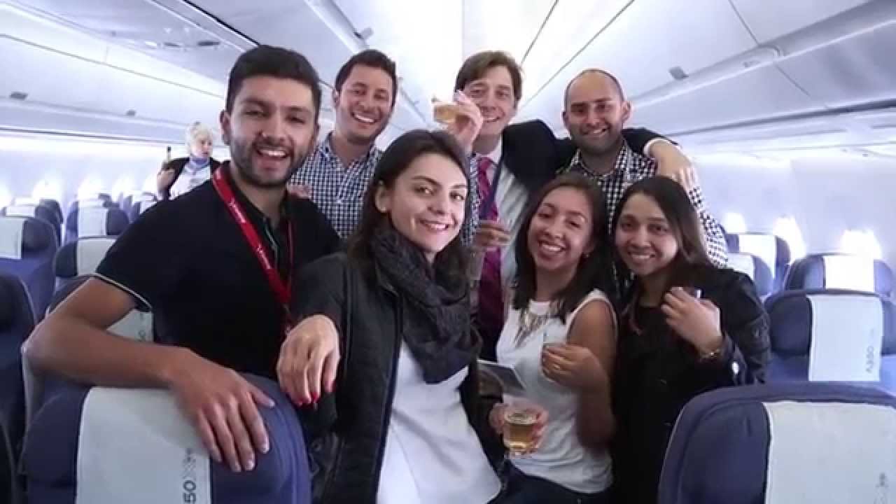 The A350 XWB tours South America