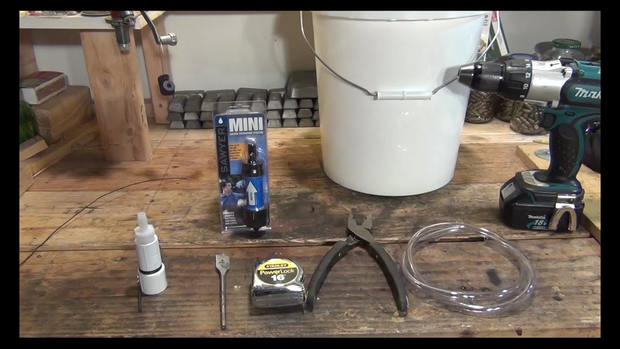 DIY - How to make a SHTF water filtration system