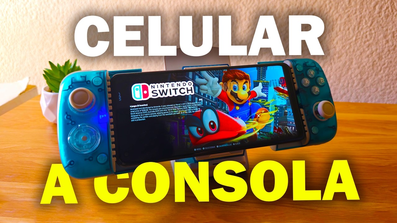 Convertí mi CELULAR VIEJO en una CONSOLA PORTATIL barata pero...