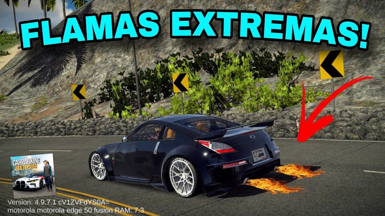 TUTORIAL DE CÓMO HACER QUE TU AUTO SAQUE FLAMAS Y EXPLOSIONES EN Car Parking Multiplayer 🔥😱