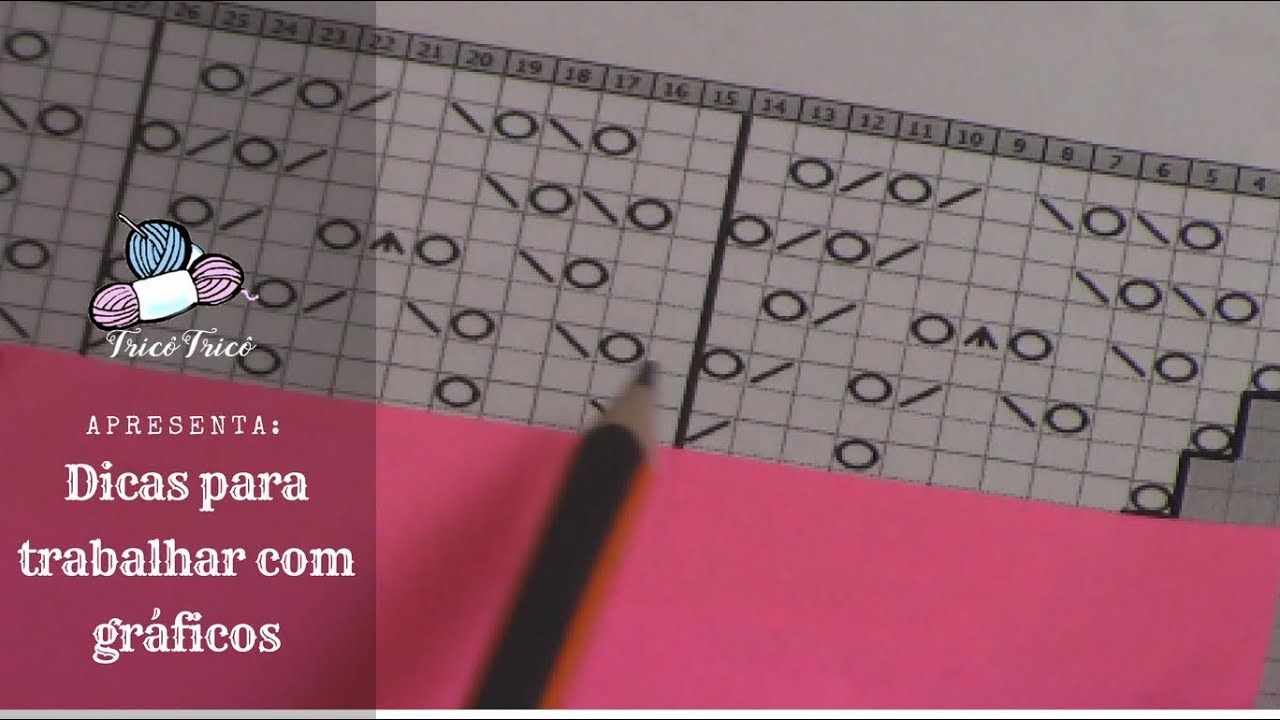 Dicas para fazer gráficos | Dicas de tricô