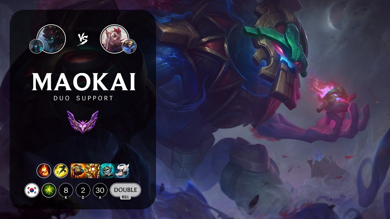Maokai Support vs Rakan - KR Master Patch 14.2