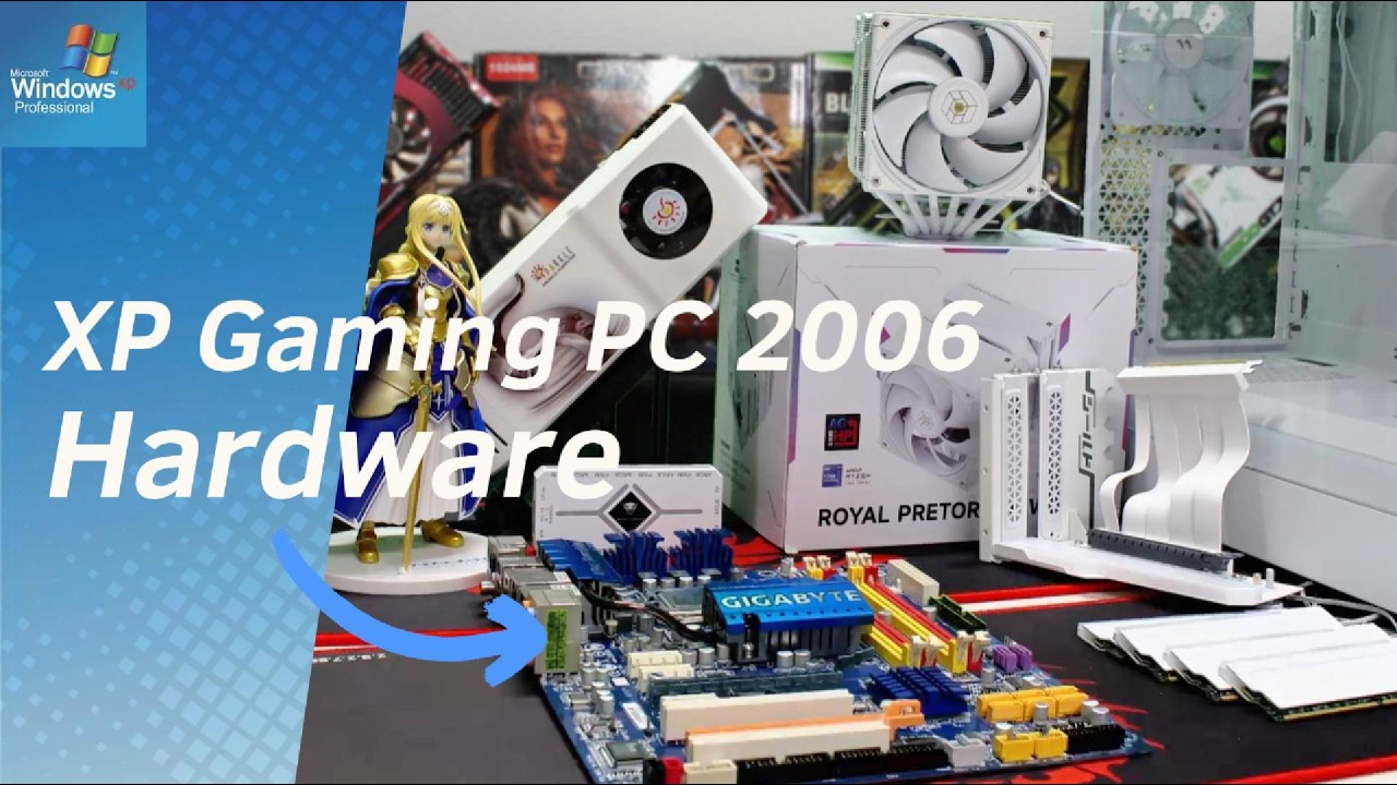 – Wir bauen einen XP Gaming PC im White RGB Look | Building a Windows XP White RGB Gaming PC