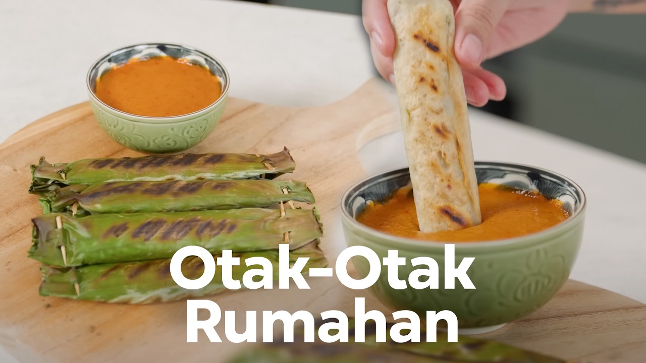 JANGAN LUPA BUMBU KACANG ! RESEP OTAK-OTAK RUMAHAN !