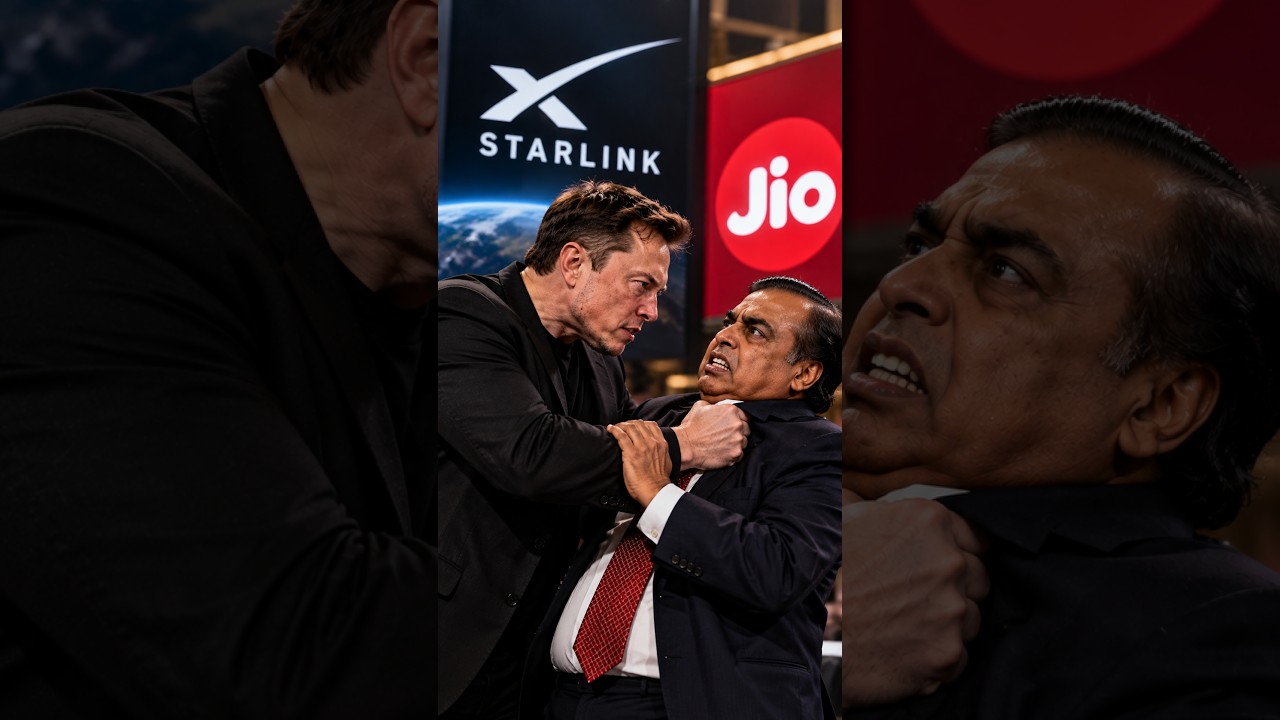 Elon Musk vs Ambani? Starlink vs JIO