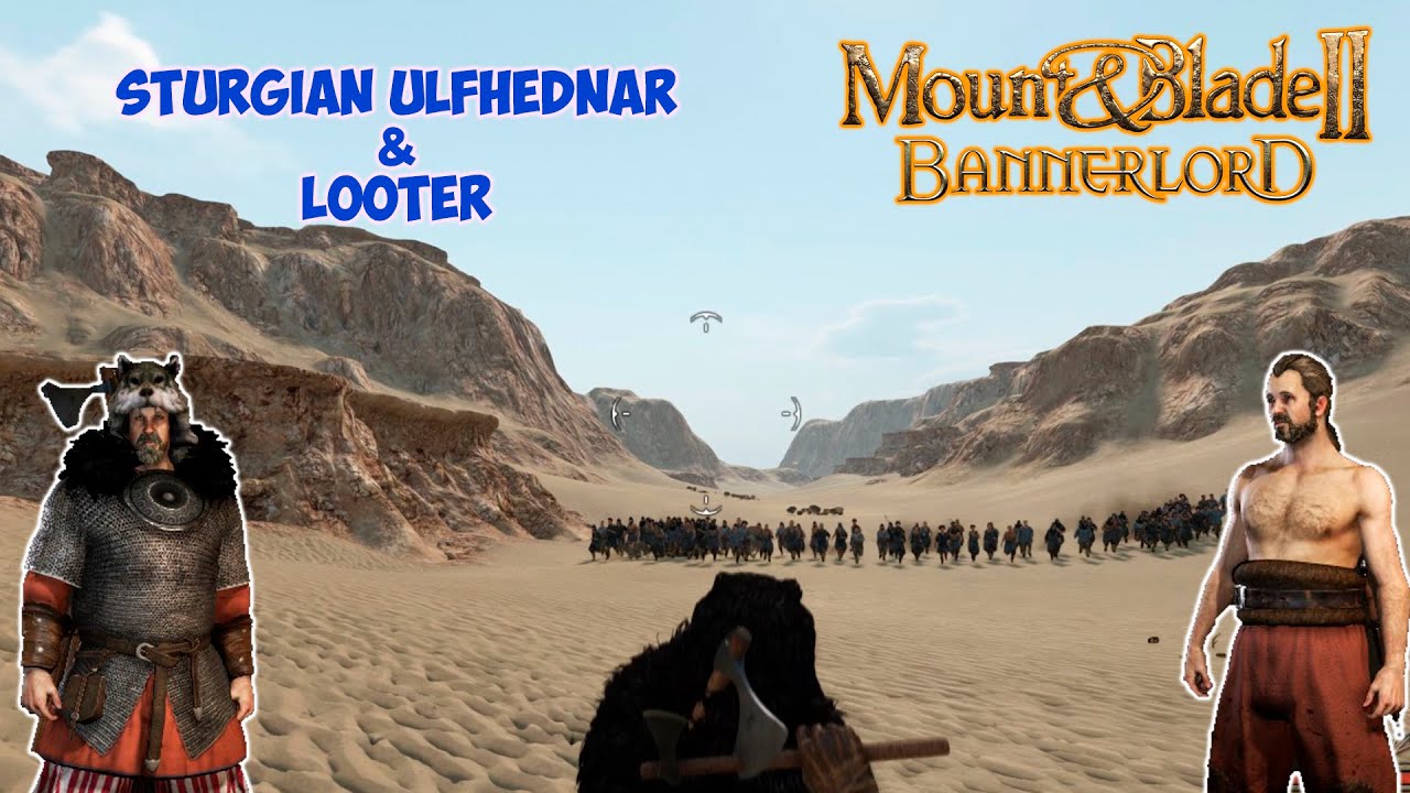 Sturgian Ulfhednar & 100 Looter. Mount & BLade 2 BANNERLORD