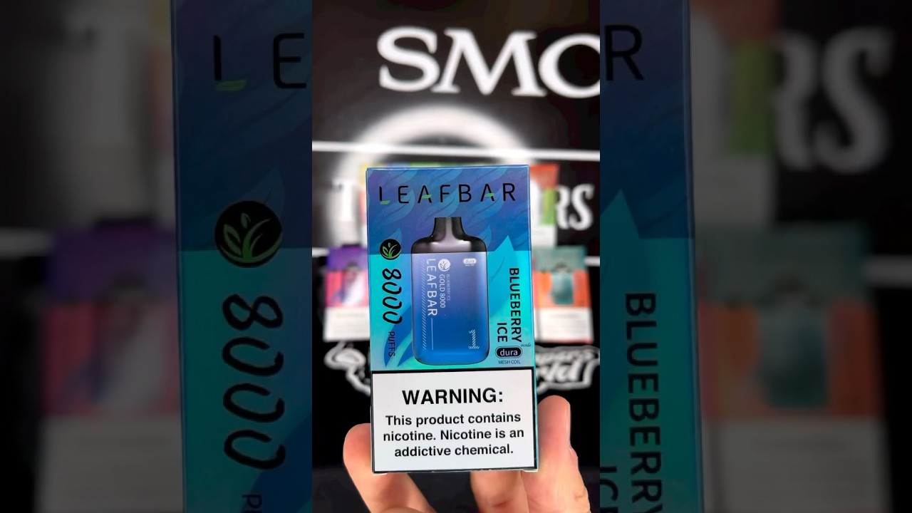 ALL NEW!! LEAF BAR 8000 Puffs mesh coil Disposable vape device 🥶🥶🚨🚨