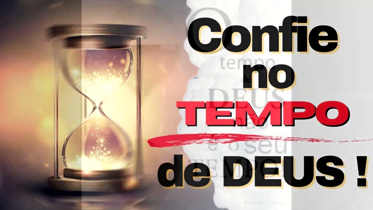 Deus esta com com você, confie no tempo de Dele.